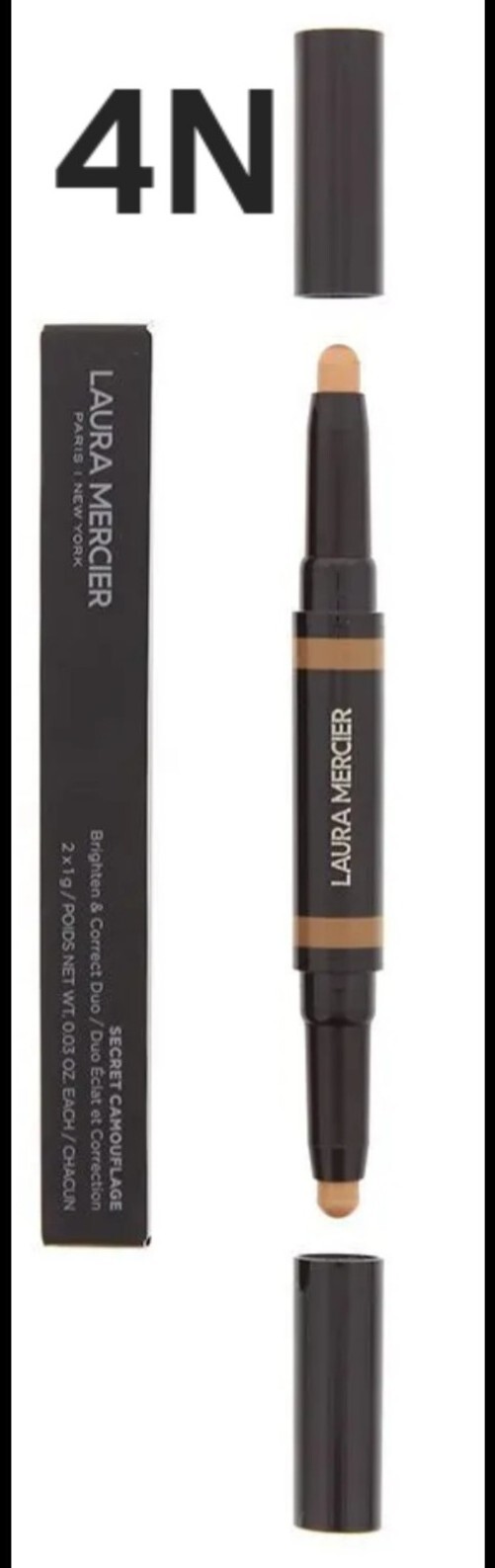 Laura Mercier Secret Comouflage 4N Brighten & Correct Duo Corrector 2g