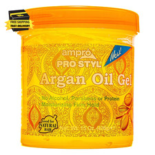 Pro Styl Argan Oil Styling Gel - Moisturizes and Conditions Your Strands - Non-F