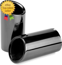 Stainless Steel Exhaust Tip Pair Compatible with Audi Q5/A4/A4L/A3 Compatible