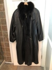 Genuine Full Length Leather Coat
