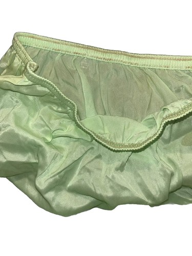 VINTAGE LINGERIE GRAGERO FULL CUT PANTIES SIZE Large COLOR Green - Picture 6 of 13