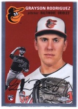 Grayson Rodriguez ROOKIE CARD RC 2023 Topps Chrome Platinum #186 Baltimore. rookie card picture