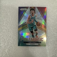 2022-23 Panini Prizm Prizmatic Gold Prizm 6/10 LaMelo Ball #26