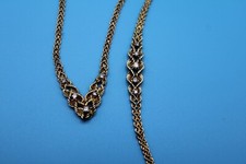 Custom Gold & Diamond Jewelry Set – Handcrafted Necklace and Bracelet