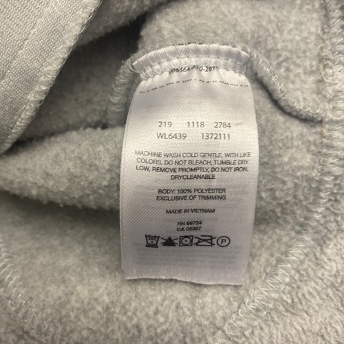 Columbia Sweater Womens Small Full Zip Long Sleeve Fleece Jacket Gray Logo - Picture 5 of 8