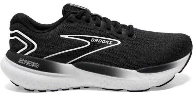 Brooks Glycerin GTS 21 Mens Size 9 Black White Running Sneakers 1104201D090 Men main image 2