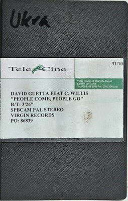 DAVID GUETTA feat C.WILLIS - PEOPLE COME, ... (PROMO, BETACAM SP, PAL, Stereo)