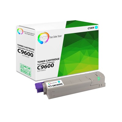 TCT Oki 42918903 Cyan Toner Cartridge For Okidata C9600 C9800 C9850 Printer