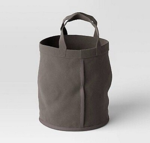 Pair (2) NWT Smith and Hawken Canvas Gardening Basket / Tote / Storage 14” x 14” - Picture 2 of 5