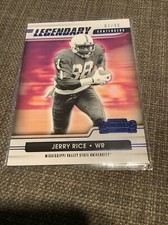 2021 CONTENDERS DRAFT PICKS FOOTBALL JERRY RICE LEGENDARY BLUE /99