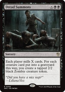 Dread Summons #90 Commander: Aetherdrift