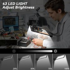 Z83 5X Magnifying Glass with Light, Large Magnifying Glass for Reading 43 Ultra