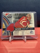 2025-26 SP Game Used Adin Hill 4 Nations Fabrics Jersey Canada Game Used