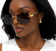Women Sunglasses Square Fashion Street Wear UV400 Sun Protection Luxury Casual