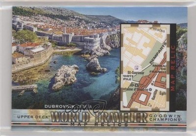 2019 Goodwin Champions World Traveler Map Relics Dubrovnik Croatia #WT-175 0zu