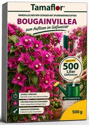 Dünger NPK Bougainvillea  Konzentrat Gartendünger für 500 Liter wirkt sofort