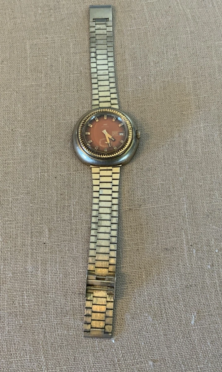 Montre Bracelet Mécanique Homme Vintage JAZ - Mouvement Manuel - Occasion (portée)