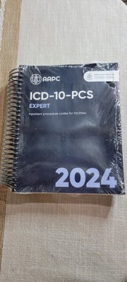 ICD-10-PCS 2024 Expert: The Complete Official Code Book (AAPC) BRAND NEW SEALED