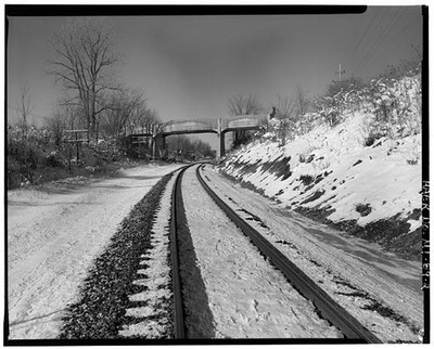 Genesee Road Bridge,Grand Trunk Western Railroad Tracks,Lapeer,Michigan,MI,1
