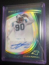 2025 immaculate Football Julius Peppers Jubilee Signatures /49