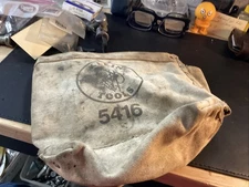 Klein Canvas 5416 Lineman,Carpenter Tool Pouch Belt Bag  Pocket Vintage Used