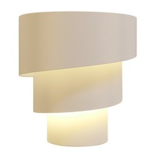 Modern White LED Wall Light Wall Mount Sconce Geometric Metal Wall Fixture Lamp