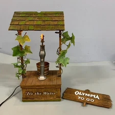 Olympia Beer Good Luck Horseshoe Wishing Well Its the Water Oly To Go Parts Only