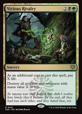 *MtG: VICIOUS RIVALRY - Secrets of Strixhaven Rare - magicman-europe*