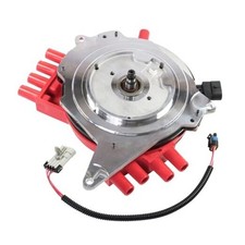 Red Ignition Distributor With Wire Harness, Cap and Rotor 10457702 Replacement