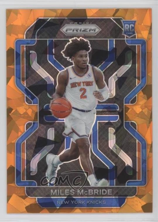 2021-22 Panini Prizm Orange Ice Prizm Miles McBride #283 0x49