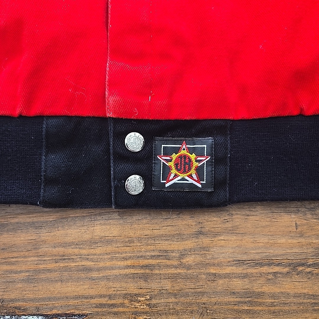 Dale Earnhardt Jr Chase Athletics JH Design Red Leather Jacket Men M *READ*