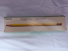 12 Vintage Faber Castell Velvet No. 2 Pencils 3557 Medium Soft Made In USA NEW