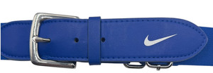 Nike Baseball Belt Royal Blue Size 36 to 29 inches One Size Siver Hardware 1.5"
