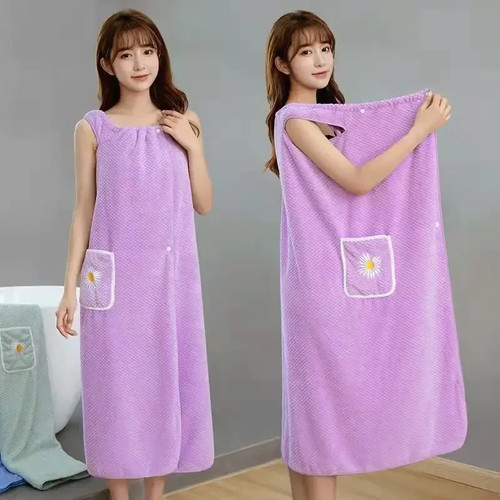 Nuovo asciugamano da bagno, telo da bagno grande per corpo, asciugamano da bagno portatile asciugatura rapida - Foto 3 di 28