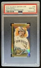 2022 Topps Allen & Ginter Chrome Juan Soto Mini Gold Refractor #/50 PSA 10