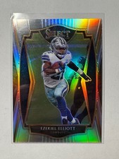 Ezekiel Elliott 2020 Panini Select Silver Prizm Premier Level Dallas Cowboys