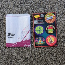 DEL FLIPZ Juego de tapas de leche coleccionables años 90 POGs #1 de 4 Del Taco NUEVO