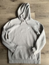 Adidas Originals Essentials Hoodie Gray Heather Pullover Size S Sweatshirt