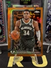 2025 Topps Chrome Basketball Orange Refractor Giannis Antetokounmpo #137