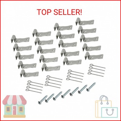 Jikaihong 20 Pack Sofa Zig Zag Spring Repair Brackets, Sofa Spring Repair Kit In