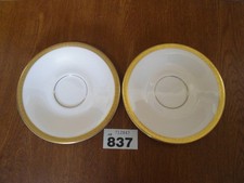 2 x UNTERTASSEN f&uuml;r Suppencoup&eacute;s / Sch&uuml;sseln - 1. Qualit&auml;t Royal Doulton ROYAL GOLD H4980