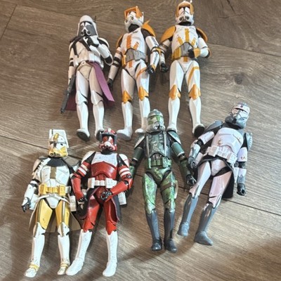 Black Series Clone Commanders 7 Figures