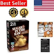 Non-GMO Turbinado Sugar 2lb - Healthy Alternative for All Your Sweetening Needs