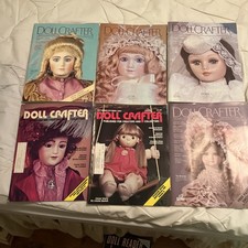 Doll Crafter Magazine Lot Of 6 Issues Jan-June 1987 Oct 1987 Dec 1984 Sept 1985