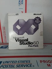 Microsoft Visual Studio 6 6.0 Plus Pack Good Used No Key Code - #191