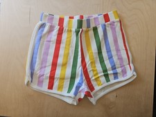 NWT Hanna Andersson RAINBOW STRIPE FRENCH TERRY SWEAT SHORTS 130 8 32