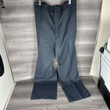 Vintage VTG USA Deadstock 80s Levis Action Slacks Dress Pants Blue Gray Relaxed.