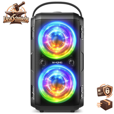 Musikbox Bluetooth Lautsprecher 180W Peak 80W Party Boom Box tragbar groß