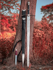 Handmade Hand Forged Carbon Steel Viking Sword, Battle Ready Medieval Sword