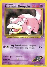 Sabrina's Slowpoke 95/132 (LP) - Gym Heroes Pokémon on eBay